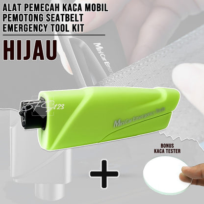 Alat Pemecah Kaca Mobil Pemotong SeatBelt Emergency Tool Kit Model Gantungan Kunci