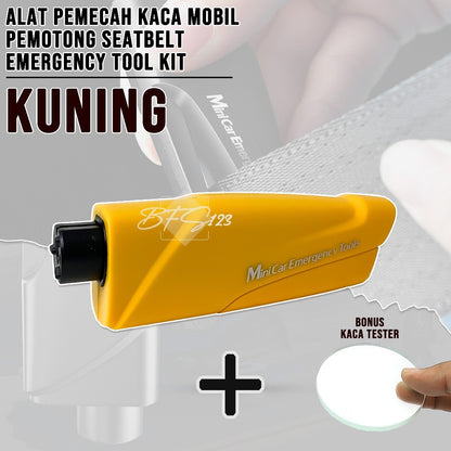 Alat Pemecah Kaca Mobil Pemotong SeatBelt Emergency Tool Kit Model Gantungan Kunci
