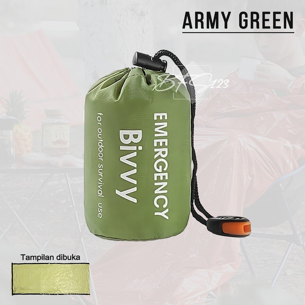 Emergency Termal Bivvy Sleeping Bag Survival Kit Blanket Ultralight