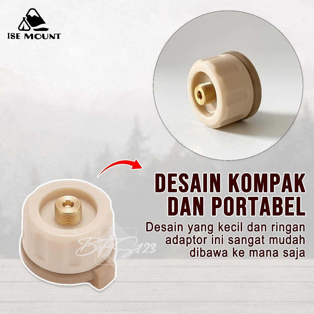 Stove Adaptor Small Gas Hicook to Canister Adaptor Kompor Gas Hicook New Model