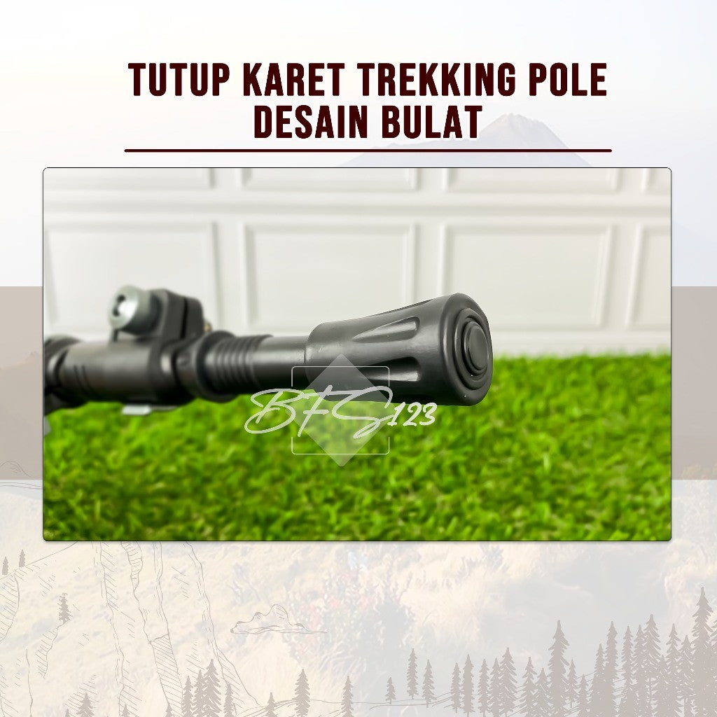 Tutup Karet Trekking Pole Anti Slip Outdoor