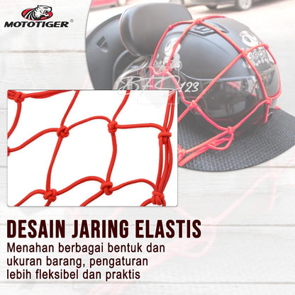 Tali Bagasi MOTOTIGER Tali Jaring Bagasi Sepeda Motor