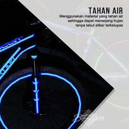 Isolasi Sticker Reflektive Modifikasi Motor Mobil Sepeda