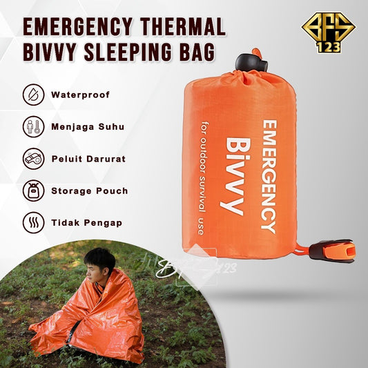 Emergency Termal Bivvy Sleeping Bag Survival Kit Blanket Ultralight