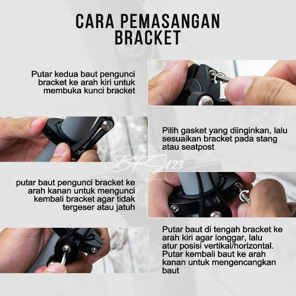 Bracket Tempat Botol Minum Sepeda Alumunium Aloy Kualitas Premium