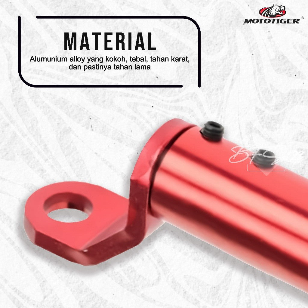 MOTOTIGER Breket Spion Crossbar Multifungsi 34,5-45 Cm Aluminium Aloy MTG-9920