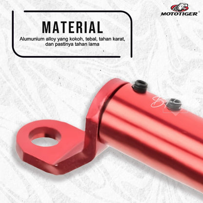MOTOTIGER Breket Spion Crossbar Multifungsi 34,5-45 Cm Aluminium Aloy MTG-9920