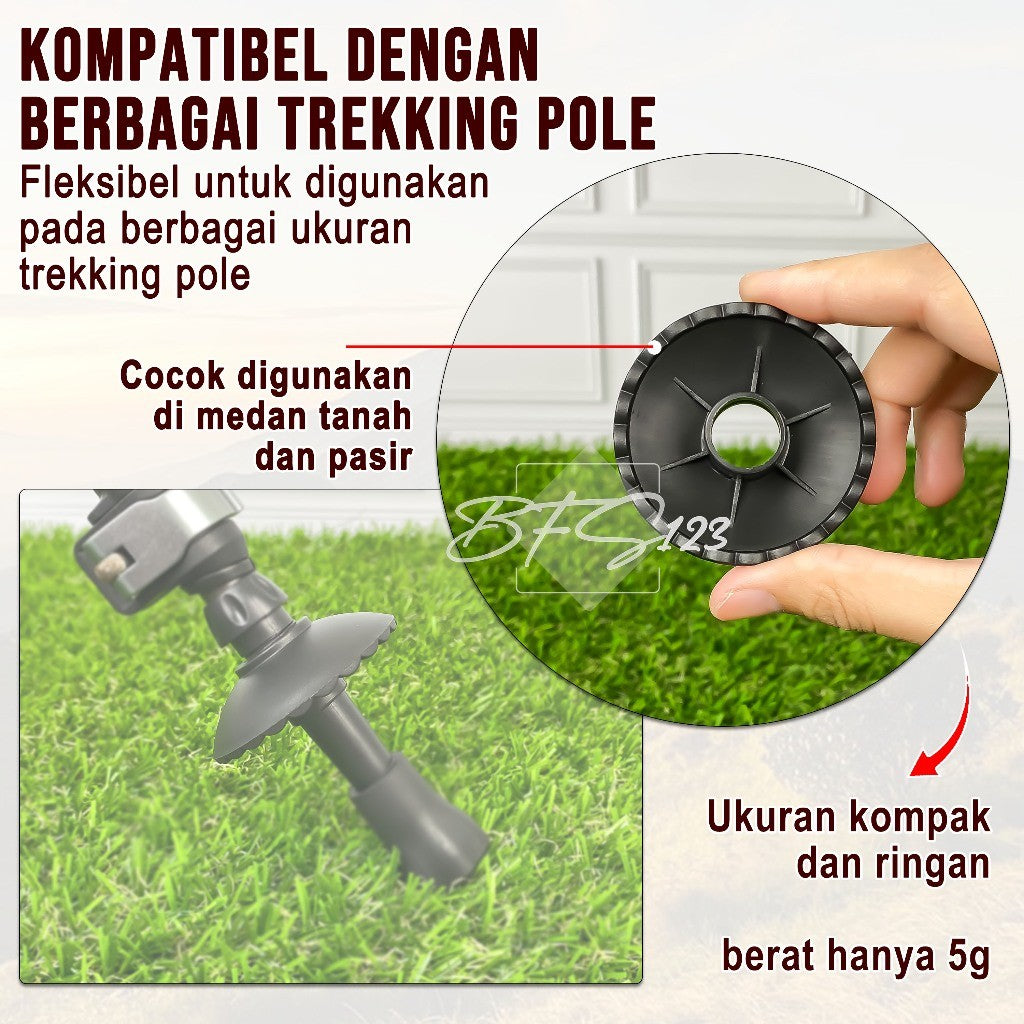Holder Bulat Trekking Pole 8cm & 5cm Outdoor