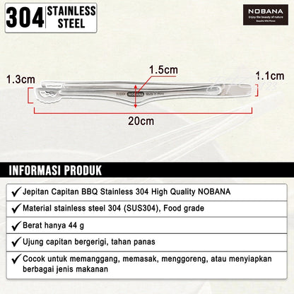Jepitan/Capitan BBQ Stainless 304 High Quality NOBANA