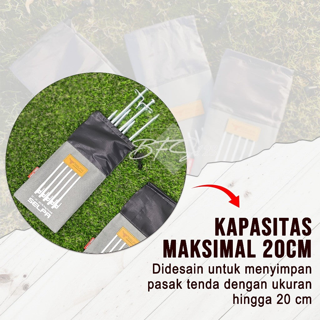 Pouch Bag Pasak Tenda Size Maks To 20 Cm
