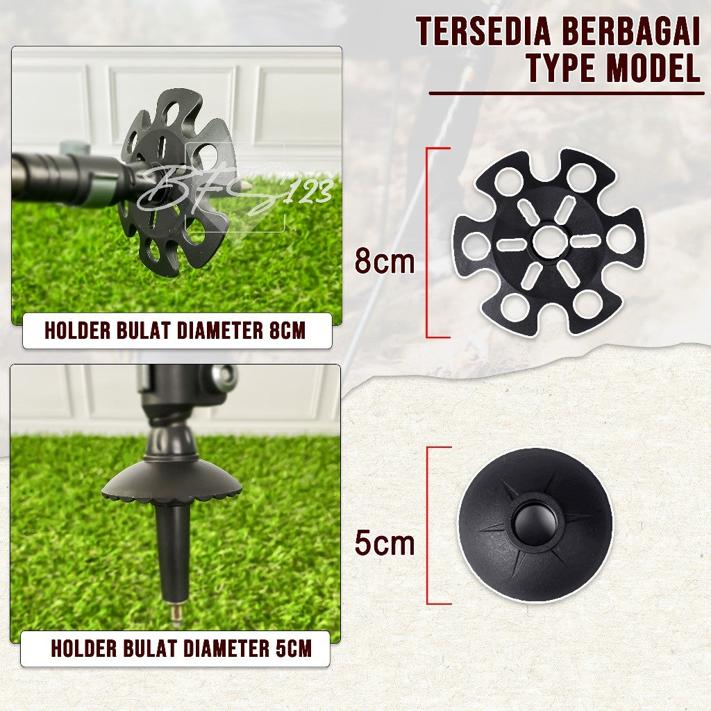 Holder Bulat Trekking Pole 8cm & 5cm Outdoor