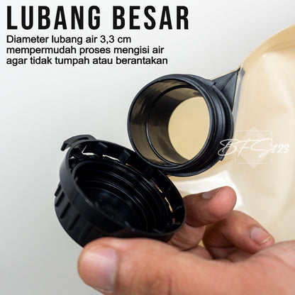 Water Bag 8 Liter Kantong Air Minum Lipat Portable Camping Hiking Wadah Air Outdoor