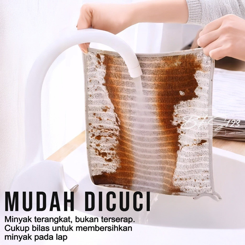 Hand Towel Microfiber Lap Tangan Gantung Serbet Kain Lap Dapur Serbaguna
