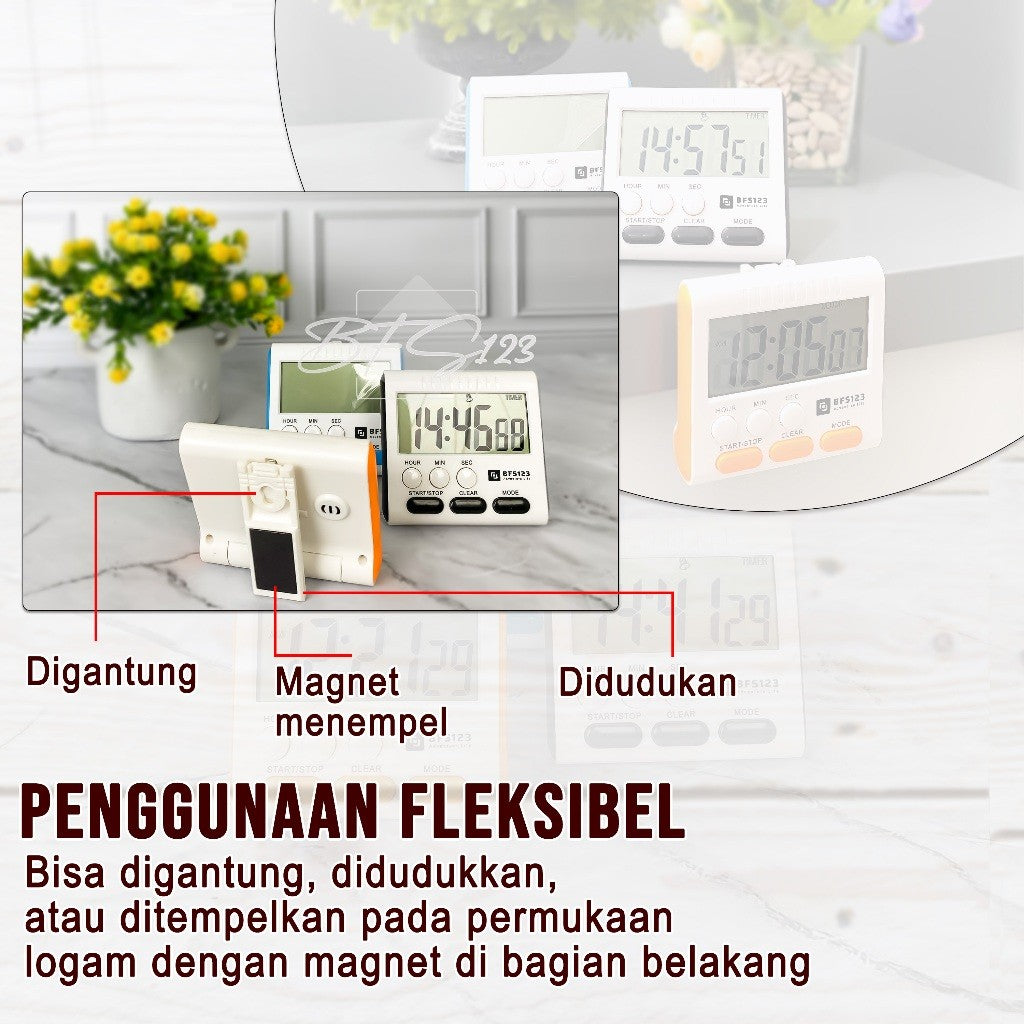 BFS123 Timer Masak Dapur Digital - Kitchen Timer Cooking