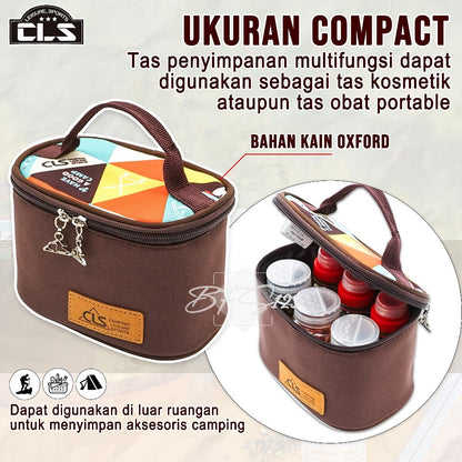 Cls Paket Botol Bumbu Set 6 In 1 Oxford Cloth Storage Bag Campervan Outdoor