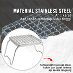 Alat Panggang Lipat BBQ Grill Kompor Camping Portable Stainless Steel