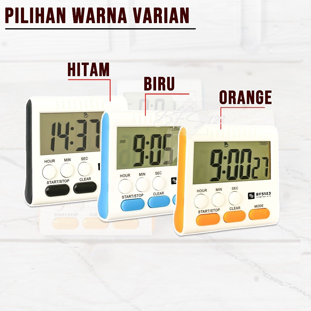 BFS123 Timer Masak Dapur Digital - Kitchen Timer Cooking