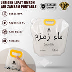 BFS123 Tempat Air Zamzam Lipat Portable 5 Liter BPA Free Perlengkapan Haji Umroh Portable Water BAG