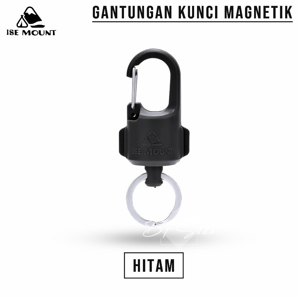 ISE Mount Gantungan Kunci Magnetic Carabiner Quick Release Gantungan Barang Strong Magnet Hook