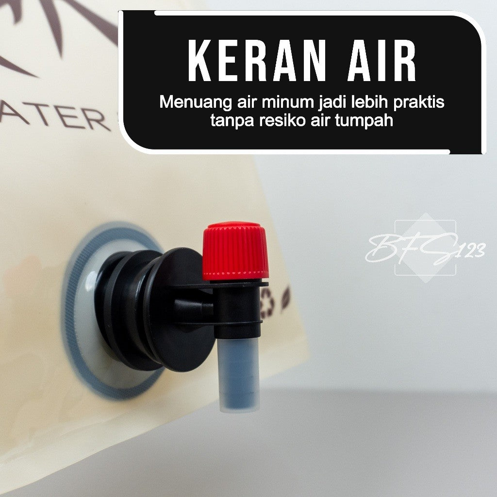 Water Bag 8 Liter Kantong Air Minum Lipat Portable Camping Hiking Wadah Air Outdoor