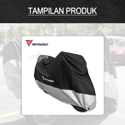 MOTOWOLF MDL0802B Tutup Cover Body Motor Tebal Tahan Debu Cover Body Sepeda Listrik