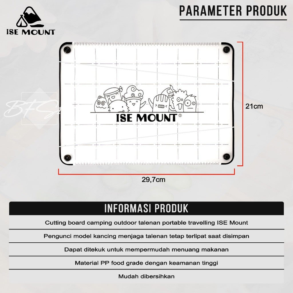 Cutting Board Camping Outdoor Talenan Portable Travelling ISE Mount