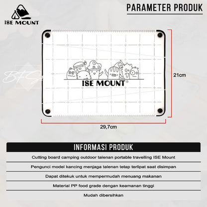 Cutting Board Camping Outdoor Talenan Portable Travelling ISE Mount
