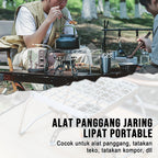Alat Panggang Lipat BBQ Grill Kompor Camping Portable Stainless Steel