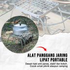 Alat Panggang Lipat BBQ Grill Kompor Camping Portable Stainless Steel