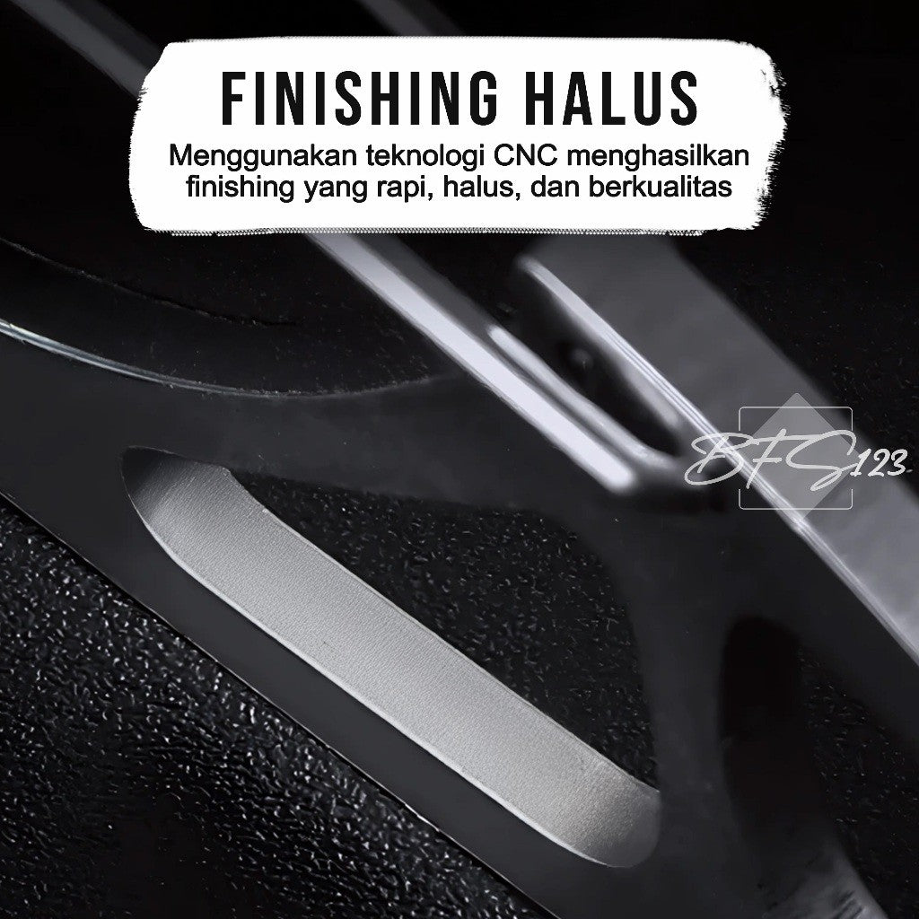 BFS123 Carabiner Stainless Steel Key Chain Clip Plus Ring Bulat Hook Buckle Gantungan Carabiner Multifungsi
