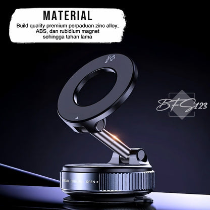 Magnetic Car Phone Holder Vaccum Suction Cup iPhone 360 Rotate Stand Holder Mobil Kaca Meja Dinding