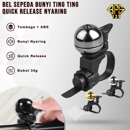 Bel Sepeda Ting Ting Premium Quick Release Bicycle Bell Sepeda MTB