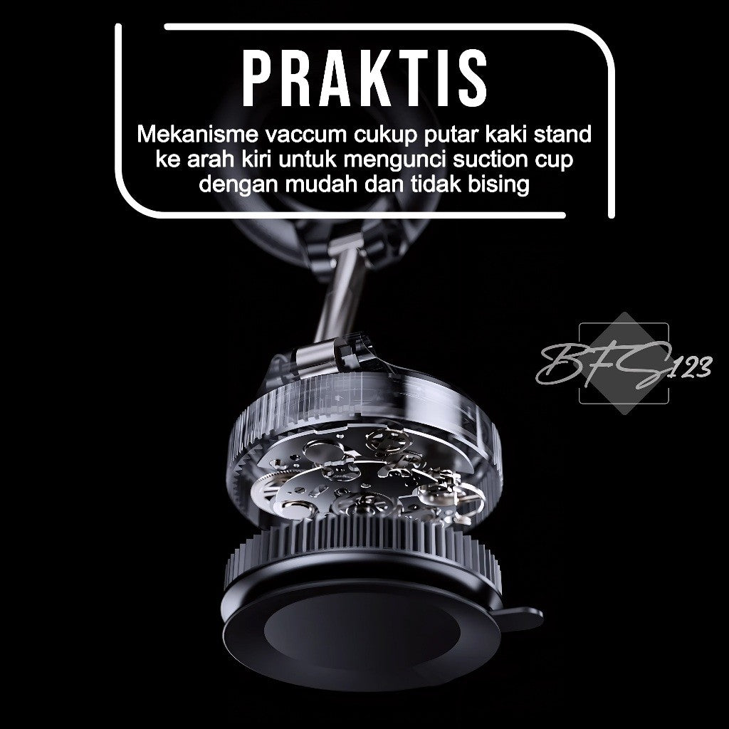 Magnetic Car Phone Holder Vaccum Suction Cup iPhone 360 Rotate Stand Holder Mobil Kaca Meja Dinding