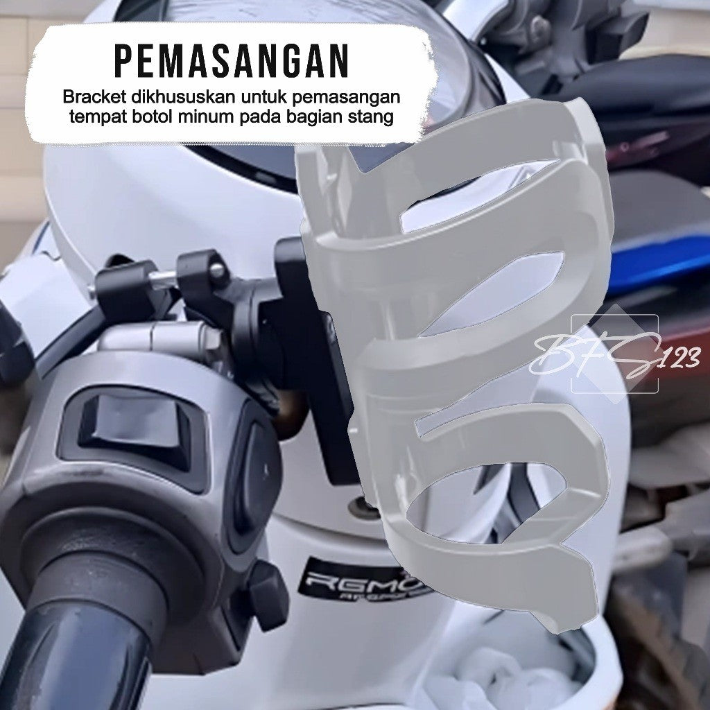Bracket Tempat Botol Minum Stang 2,2-3,2 cm Only Bracket Aluminium Aloy
