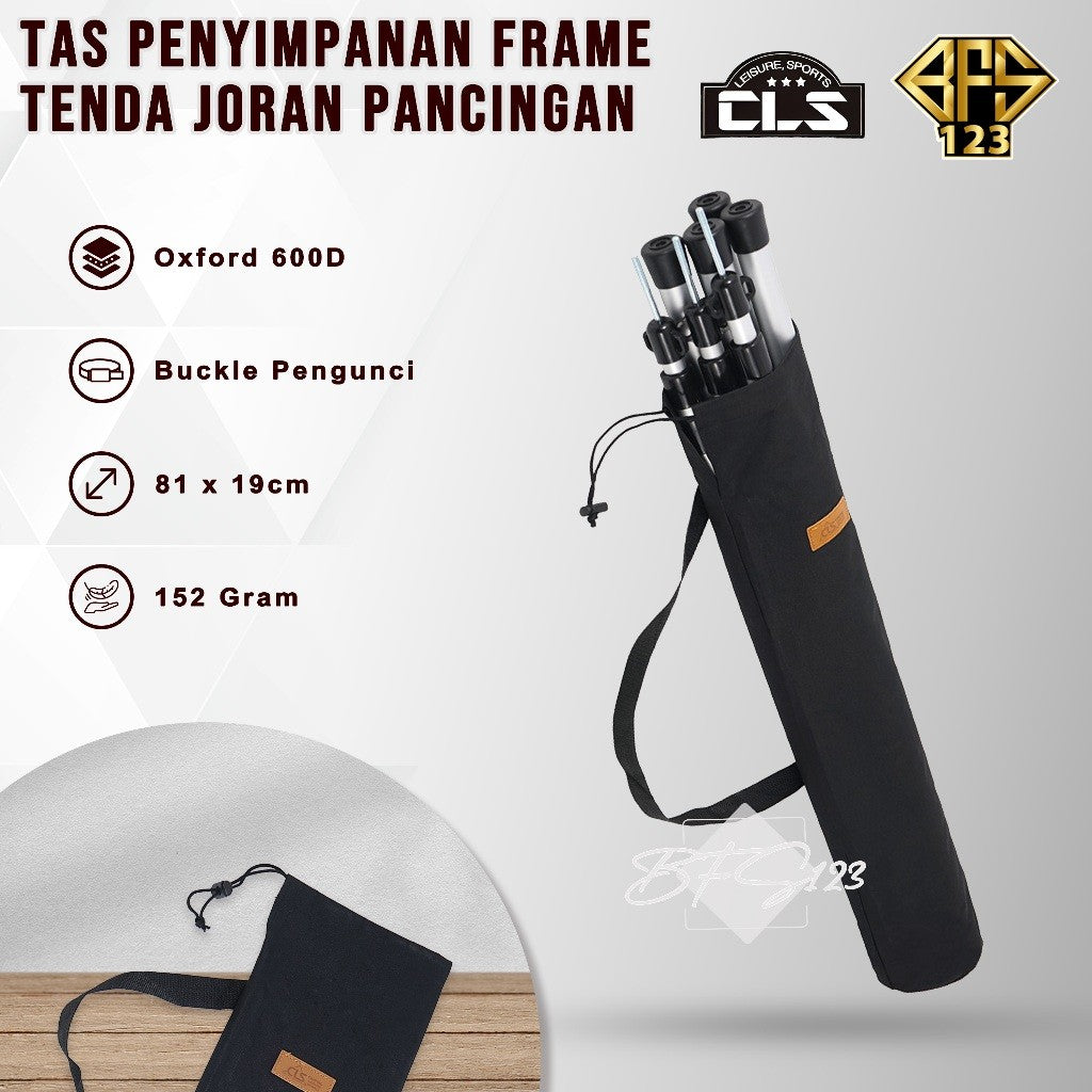 Tas Penyimpanan Frame Tenda Tiang Fly Sheet Joran Pancingan Tas light Stand Tas Tripod Size 81x19 Cm Oxford 600D