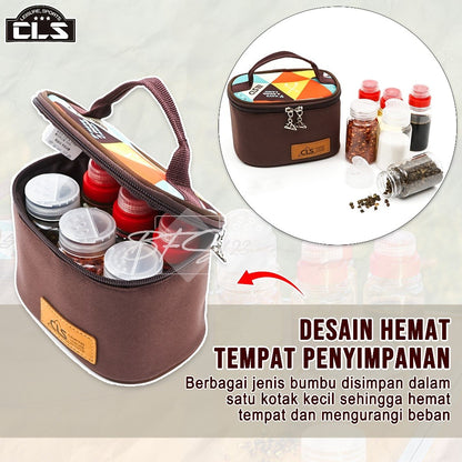 Cls Paket Botol Bumbu Set 6 In 1 Oxford Cloth Storage Bag Campervan Outdoor