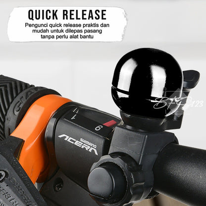 Bel Sepeda Ting Ting Premium Quick Release Bicycle Bell Sepeda MTB