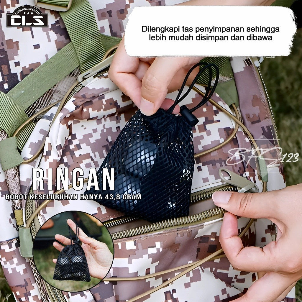 Tempat Bumbu Camping Portable Seasoning 2 Bottle + Storage BAG CLS