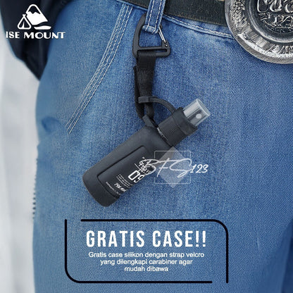 Botol Spray Traveling Free Case Botol Hook Carabinner Kapasitas 50 Ml ISE Mount