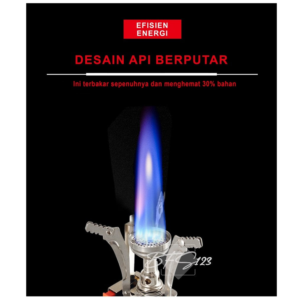BFS123 Kompor Ultralight Api Kecil + Adaptor Diameter 3 Cm