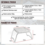 Alat Panggang Lipat BBQ Grill Kompor Camping Portable Stainless Steel