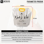 BFS123 Tempat Air Zamzam Lipat Portable 5 Liter BPA Free Perlengkapan Haji Umroh Portable Water BAG