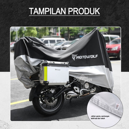 MOTOWOLF MDL0802B Tutup Cover Body Motor Tebal Tahan Debu Cover Body Sepeda Listrik