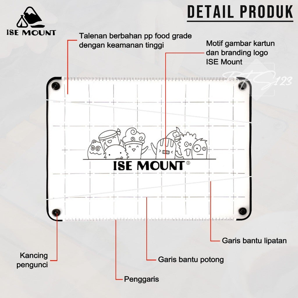 Cutting Board Camping Outdoor Talenan Portable Travelling ISE Mount