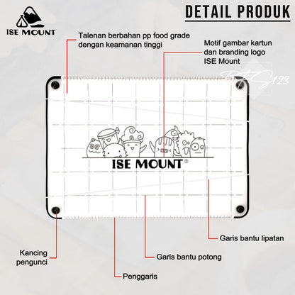 Cutting Board Camping Outdoor Talenan Portable Travelling ISE Mount