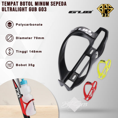 GUB G03 Tempat Botol Minum Sepeda Ultralight GUB Original