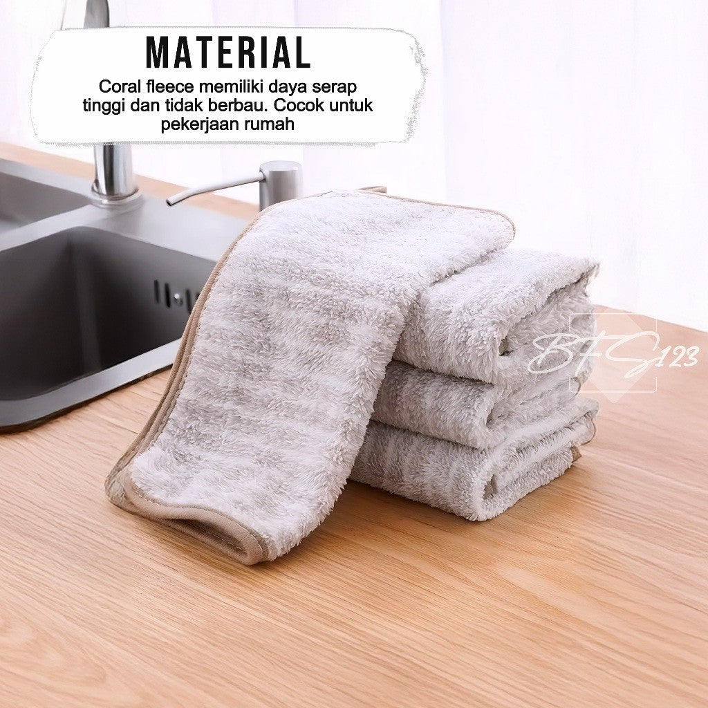 Hand Towel Microfiber Lap Tangan Gantung Serbet Kain Lap Dapur Serbaguna