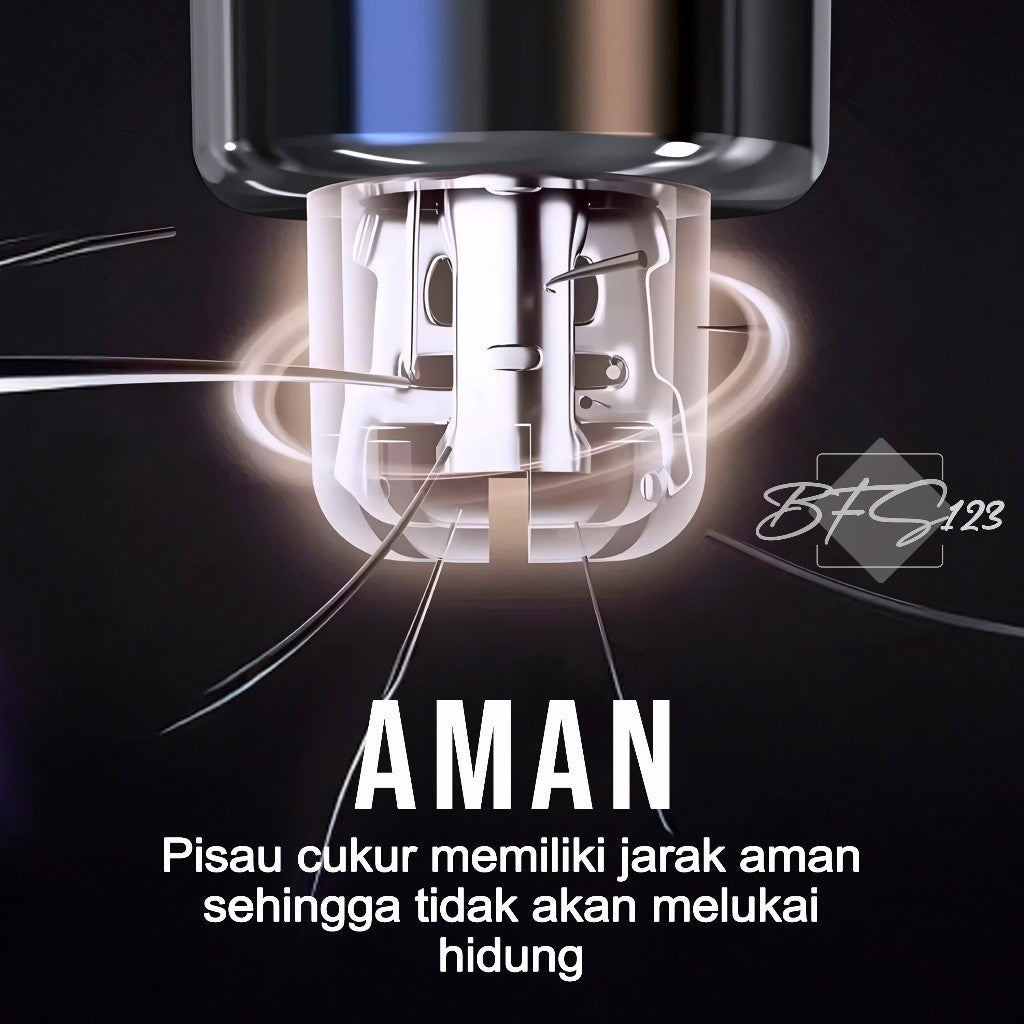 Nose Trimmer Elektrik Wushang G3 Alat Cukur Bulu Hidung Portabel Rechargeable