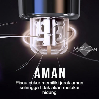Nose Trimmer Elektrik Wushang G3 Alat Cukur Bulu Hidung Portabel Rechargeable