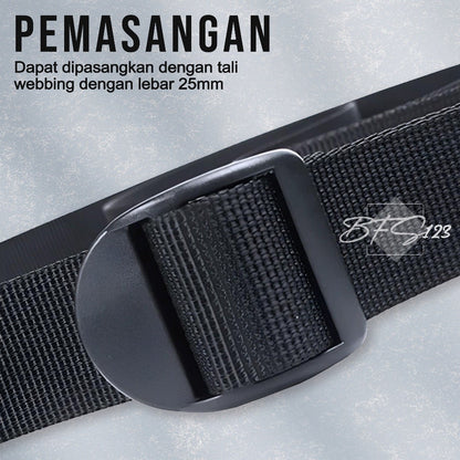 Ring Model Tangga Tali Tas Gesper Tali Strap Buckle Webbing 25mm